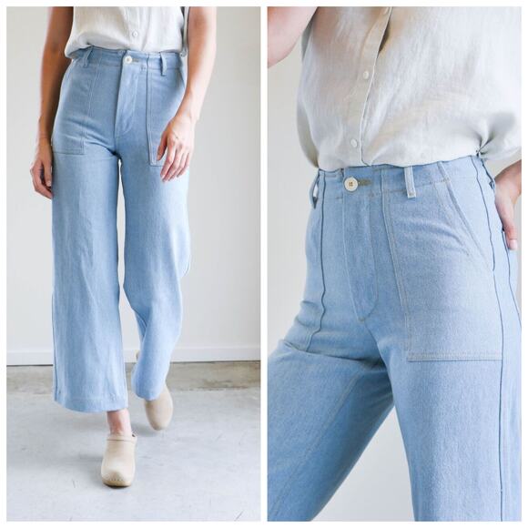 ESBY Apparel Women's Finch Jean in light denim size 0 - Picture 1 of 10